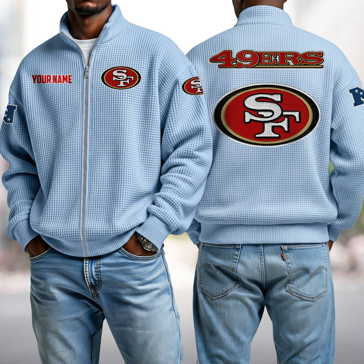 SF x NFL Waffle Zip-Up Sweatshirt DatND DVT