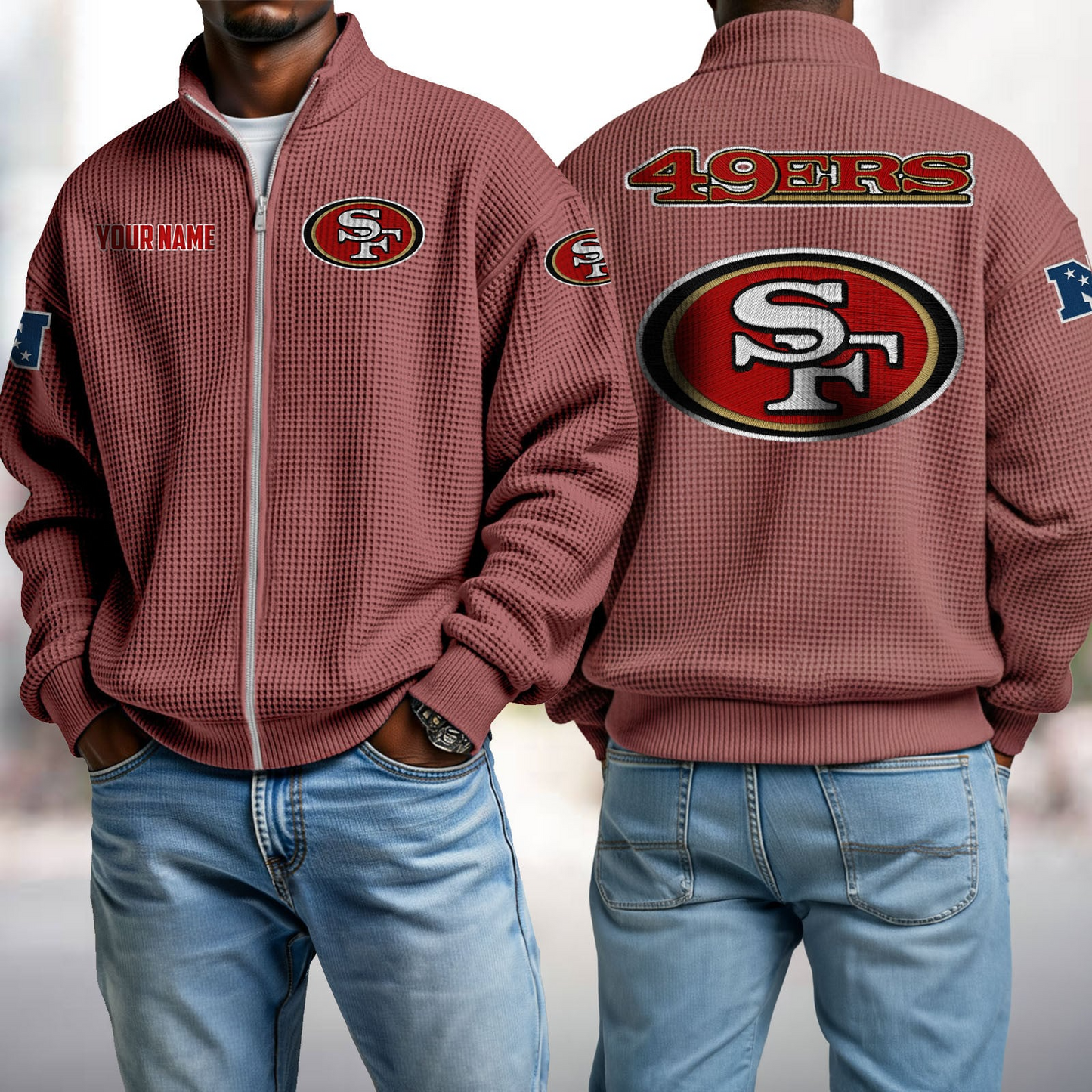 SF x NFL Waffle Zip-Up Sweatshirt DatND DVT