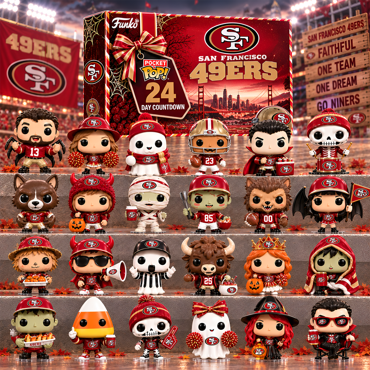 SF x Premium NFL Halloween Advent Calendar