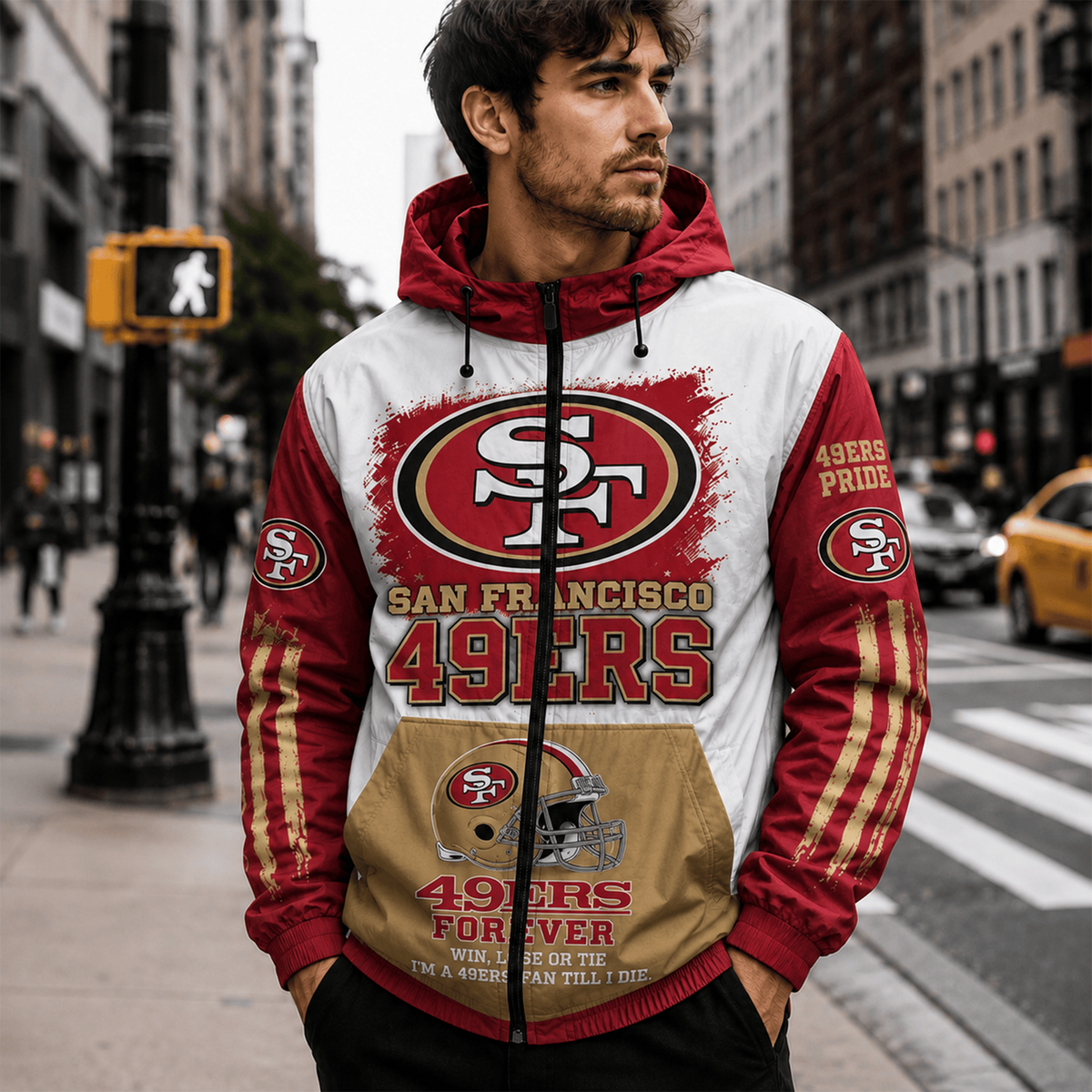 SF x Premium NFL Unisex Windbreaker Jacket Gift For Fan - Limited Edition