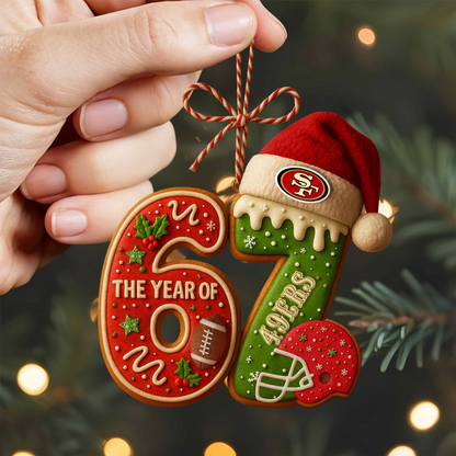 SF49 Premium NFL 67 Hanging Ornament DDT NTL