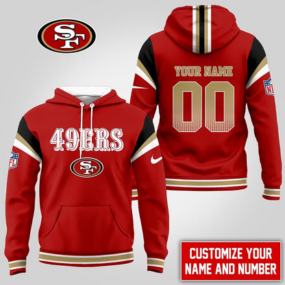 SF49 Premium NFL Customized Hoodie DDT NTL