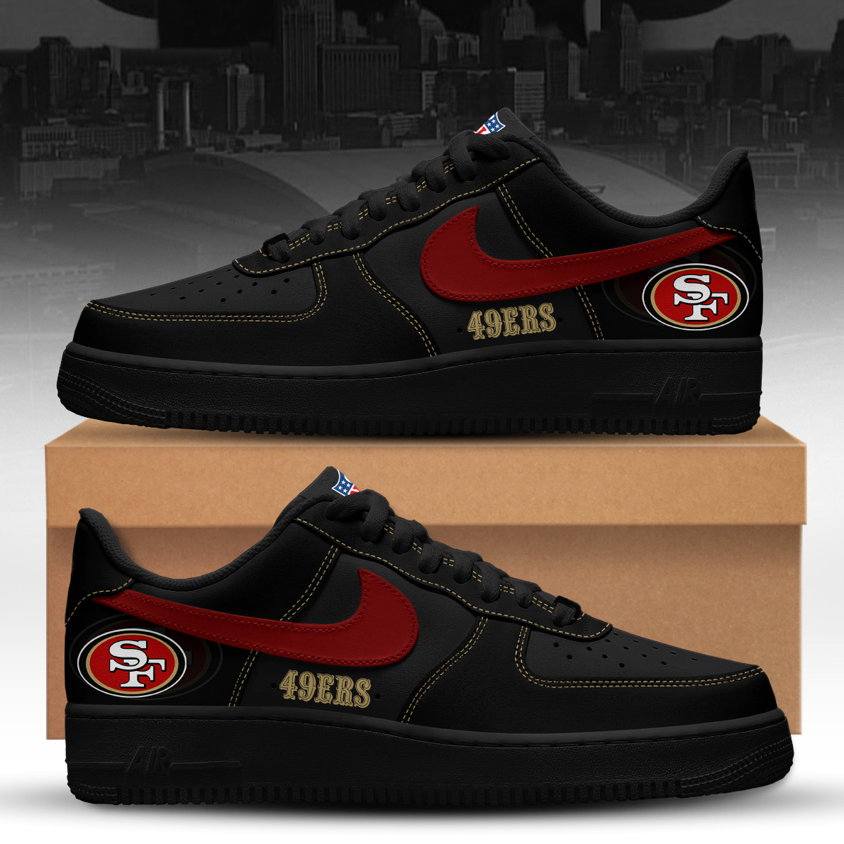 SF49 Premium NFL V5 AF1 Sneaker DDT CTND