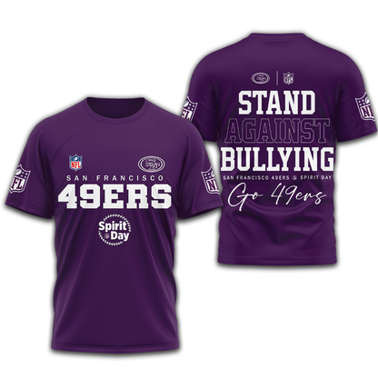 SF49 Premium NFL x Spirit Day 3D Shirt DDT CTND