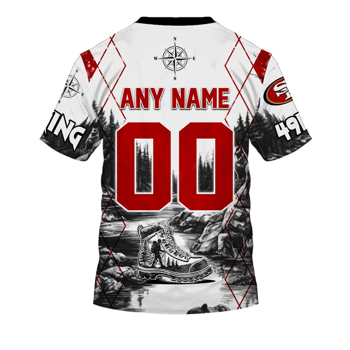 SF49 x NFL Hiking 3D Hoodie DDT CTND