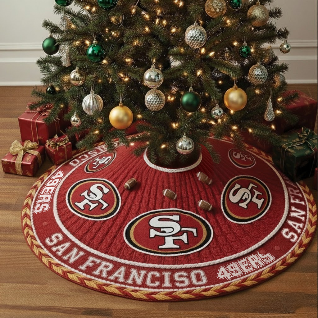 NFL x SF Premium Christmas Tree Skirt HLP HLPHUONG