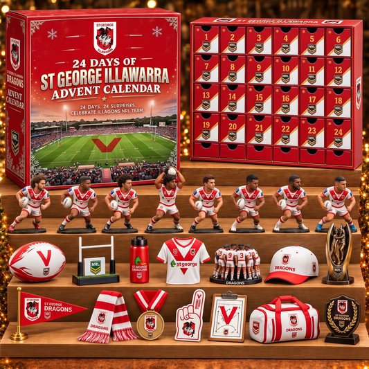 SGI X NRL Team Christmas Advent Calendar – 24 Days Mini Figure & Merchandise Collector Set