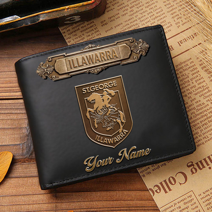 SGI x NRL Premium Leather Wallet - Personalized Edition DatND DVT