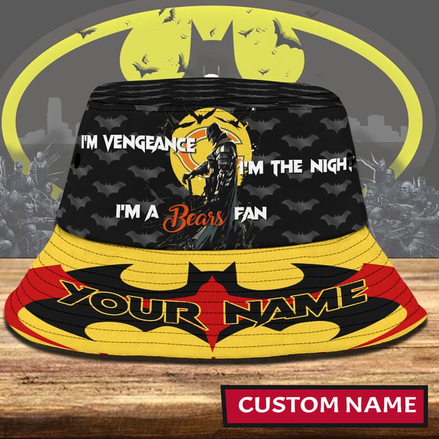 SIGNATURE Bucket Hat NFL x CHI Batman Gift For Fans NDT NHM