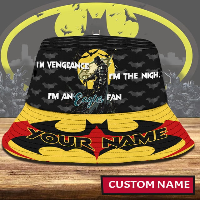 SIGNATURE Bucket Hat NFL x PHI  Batman Gift For Fans NDT NHM