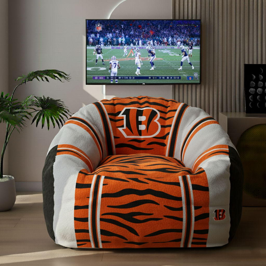 SIGNATURE NFL X BEN  Team Lazy Sofa Chair Ultimate Game Day Lounger for True Fans NDT TDT 3010