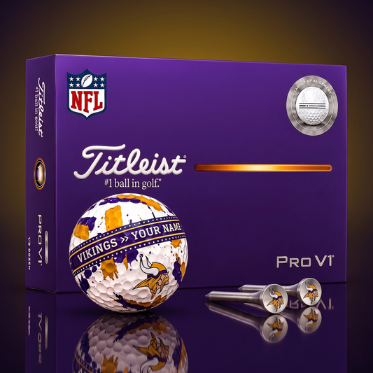 SIGNATURE NFL X MV DELUXE PERSONALIZED GOLF BALL  LIMITED EDITION