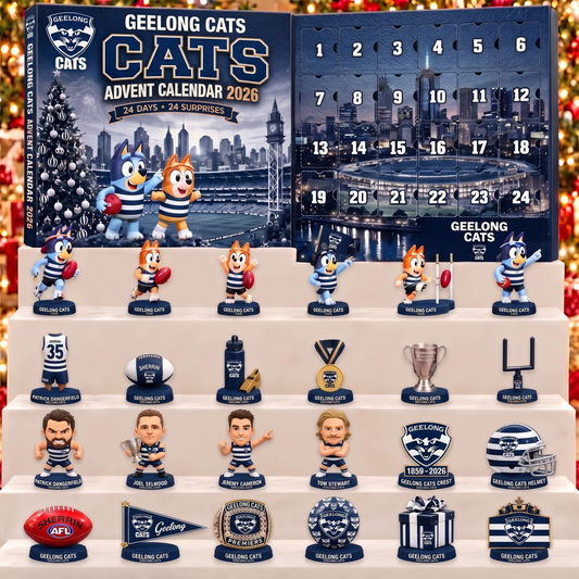 SIGNATURE  X CAT BESPOKE OFFICIAL AFL  24-Day Game Day Surprise Countdown Box Limited Edition NDT VHM 051026
