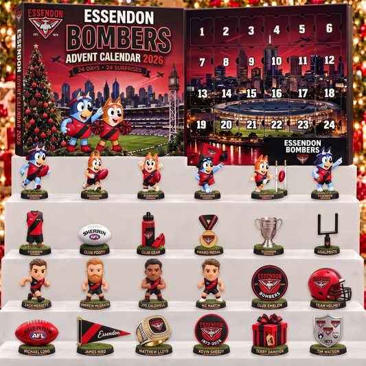 SIGNATURE  X ESS BESPOKE OFFICIAL AFL  24-Day Game Day Surprise Countdown Box Limited Edition NDT VHM 051026
