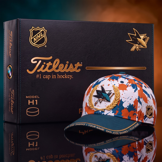 SJS X Premium NHL Titleist Baseball Cap with Gift Box