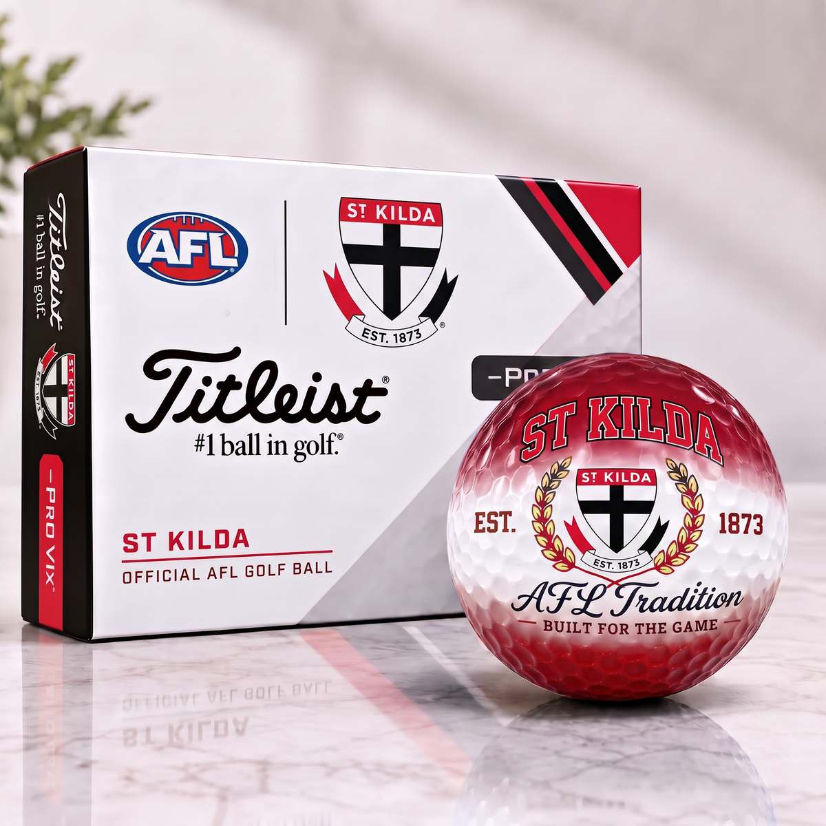 SK x Custom AFL Football Tradition Golf Ball Set