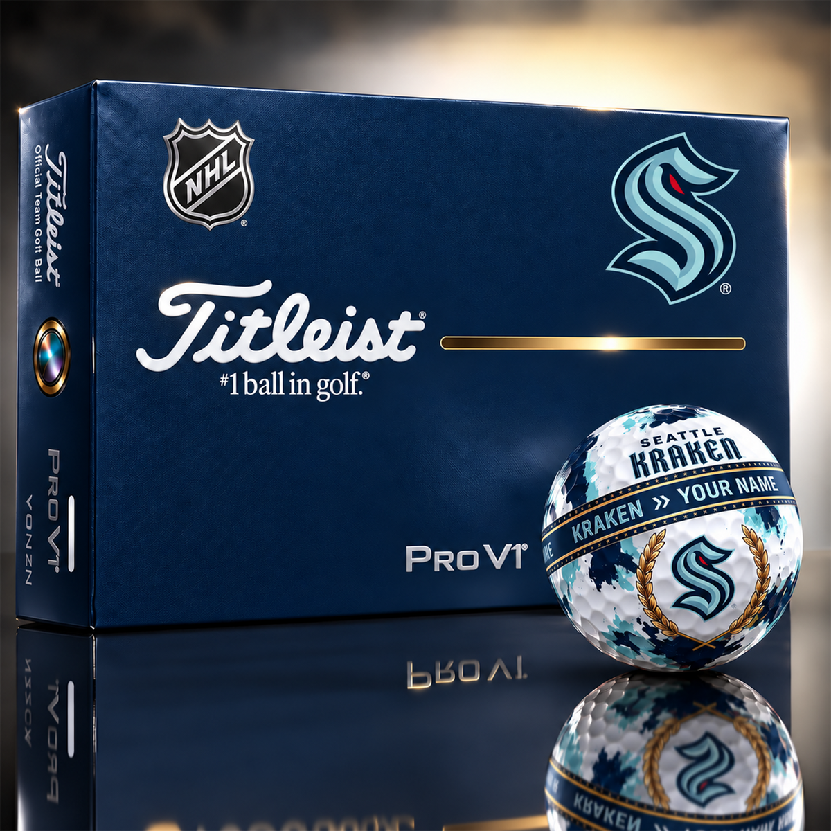 SK x Premium NHL Titleist Pro V1 Golf Ball Set