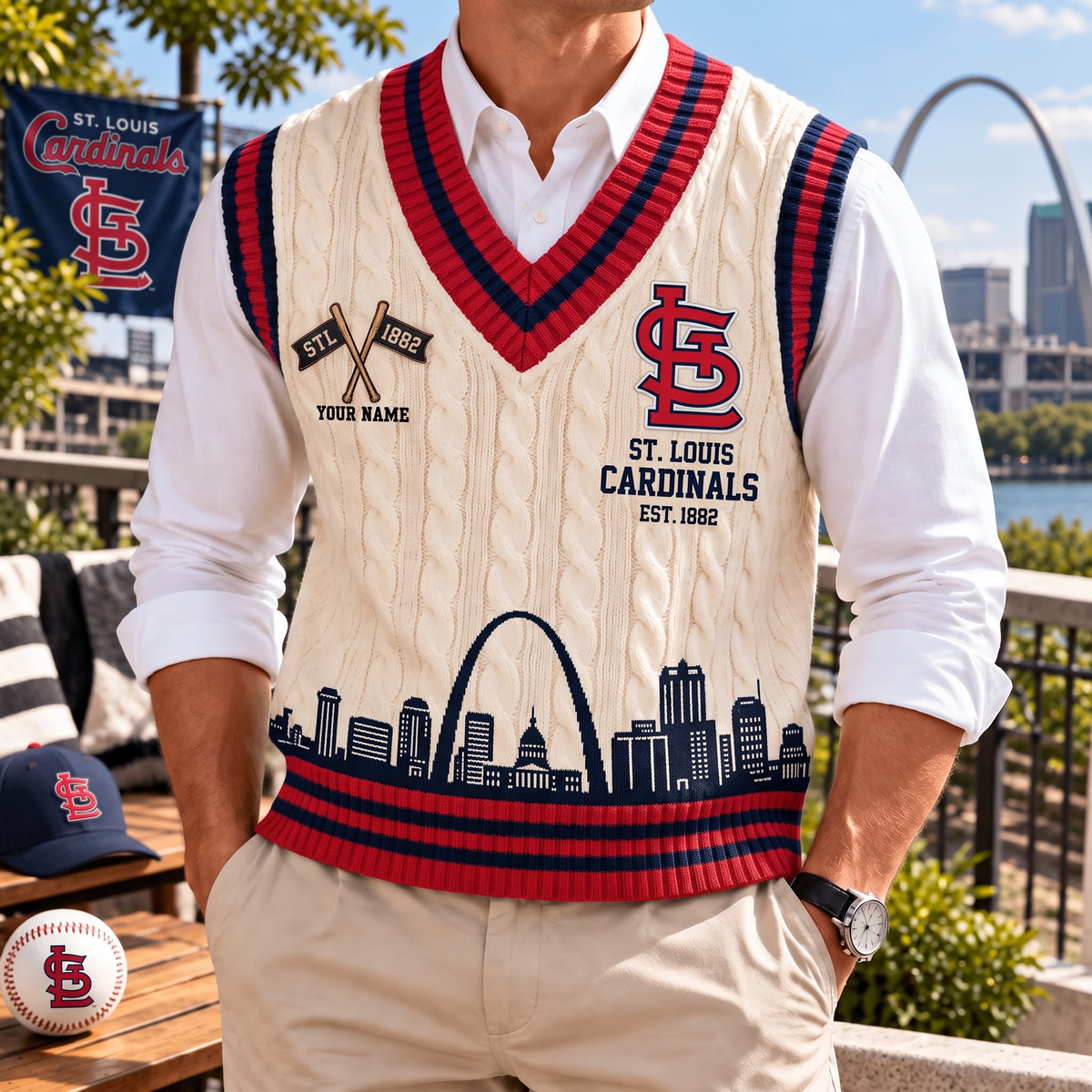 SLC x Premium MLB Heritage Sweater Vest