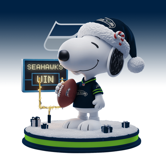 SNP x SEA NFL Christmas Acrylic Model