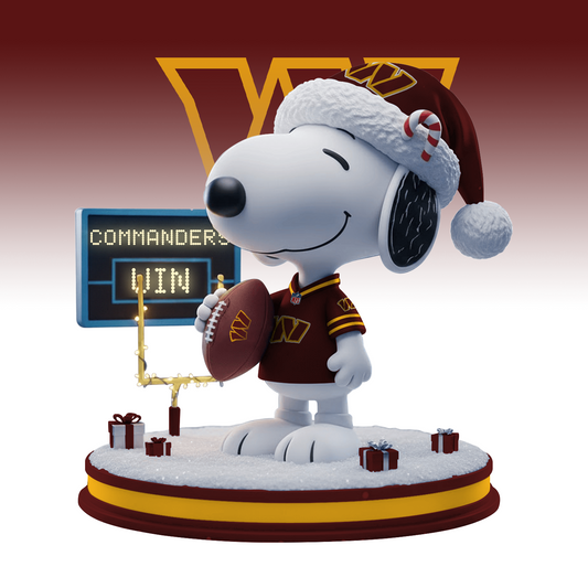SNP x WAS NFL Christmas Acrylic Model