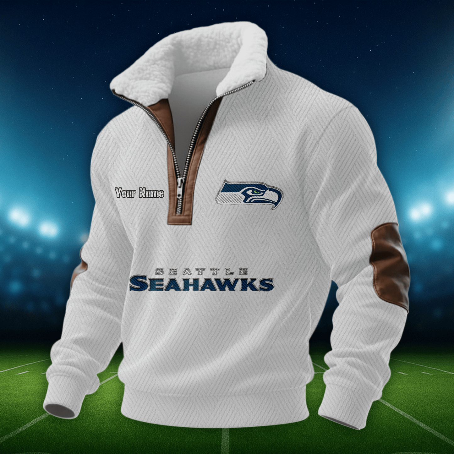 SS NFL Men Fur Collar Sweatshirt DDT CTND
