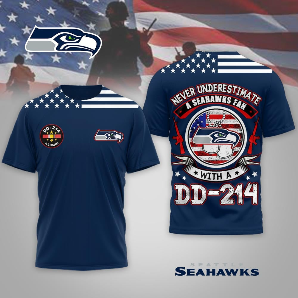 SS Premium NFL DD-214 Alumni 3D Shirt DDT NTL