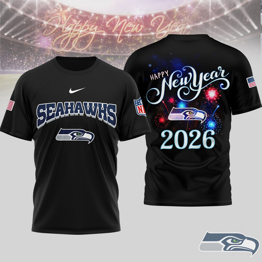 SS Premium NFL Happy New Year 2026 3D Shirt DDT 291125 NTL 1