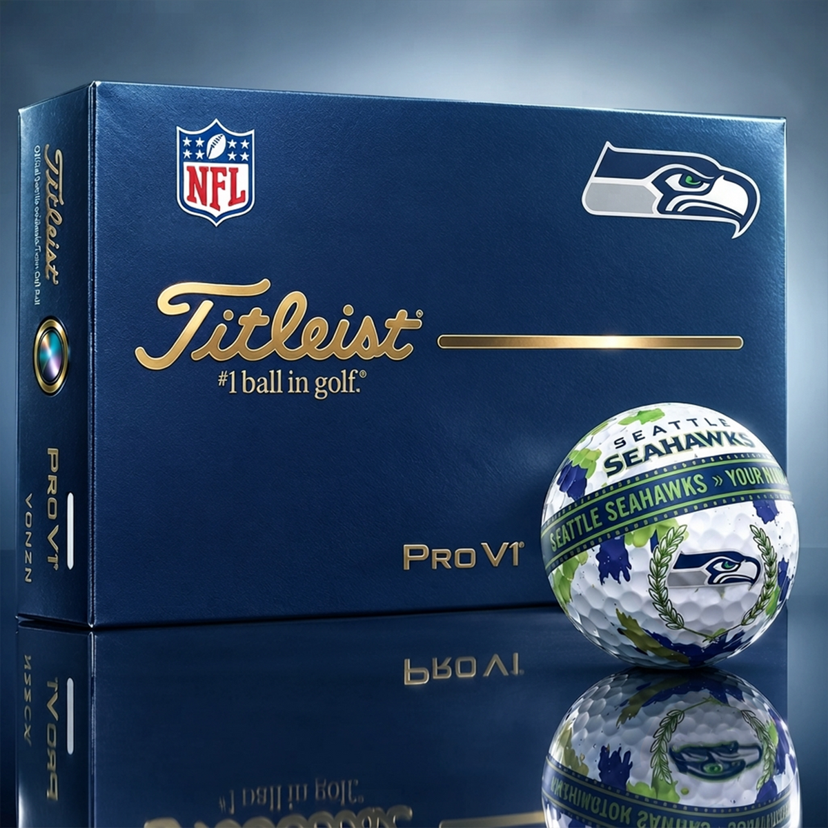 SS x Premium NFL Titleist Pro V1 Golf Ball Set