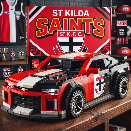 STK x AFL Team Muscle Car Building Block Set
