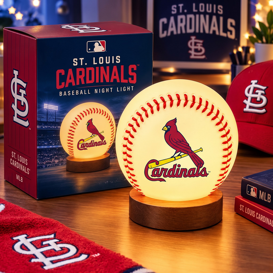 STL X MLB Baseball Night Light Lamp