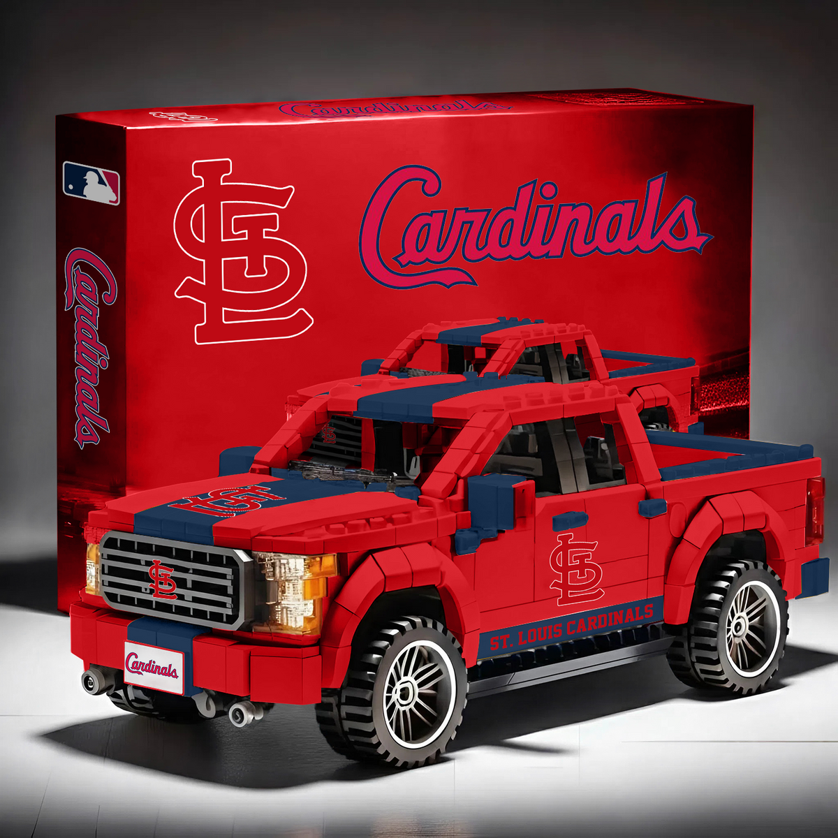 STL X MLB Pickup Truck Building Block Set