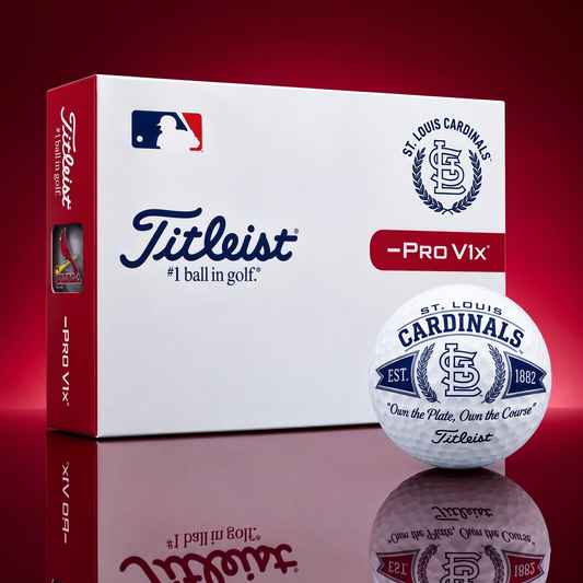 STL X MLB Titleist Golf Balls - Personalized Football Fan Gift