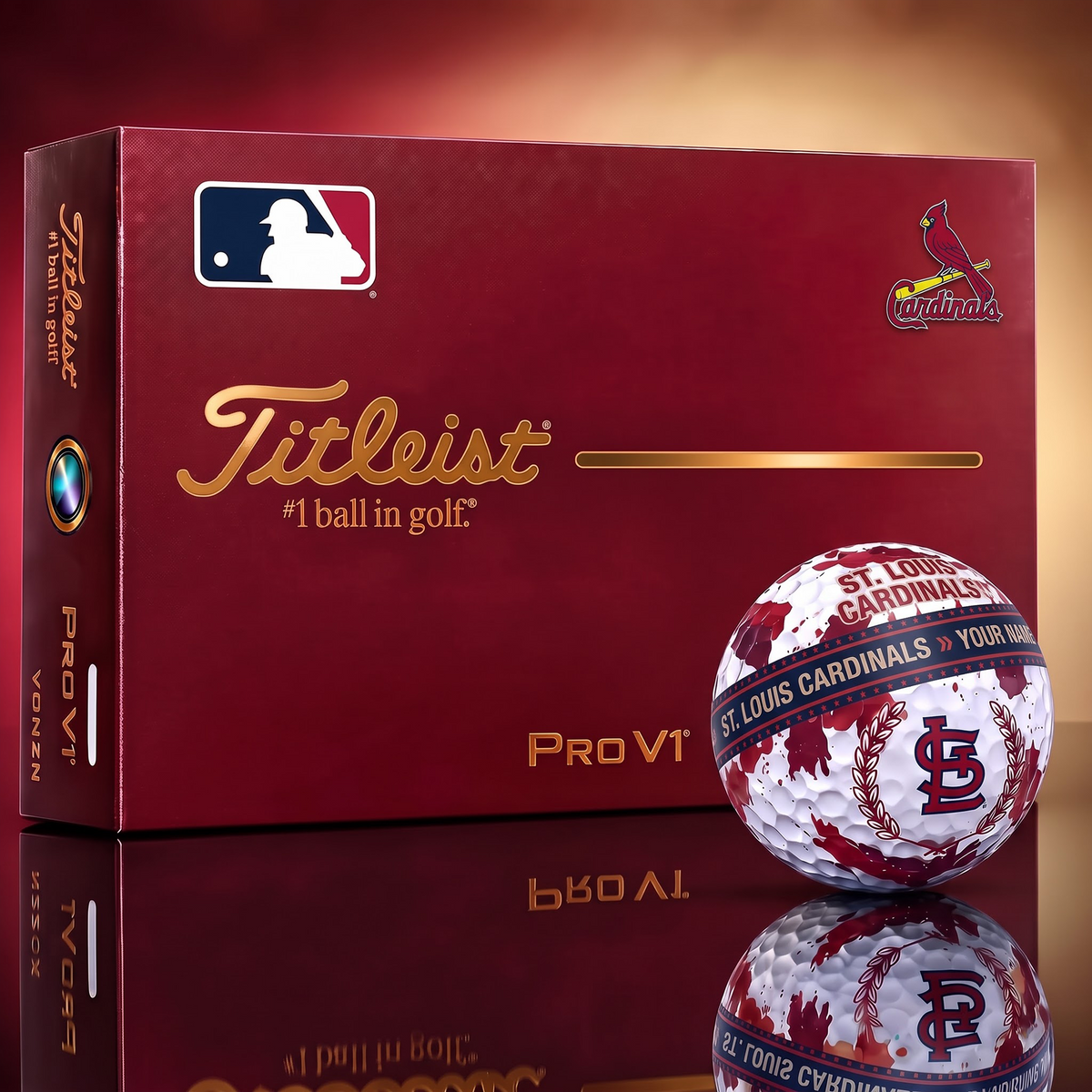 STL X Premium MLB Titleist Pro V1 Golf Ball Set 1809