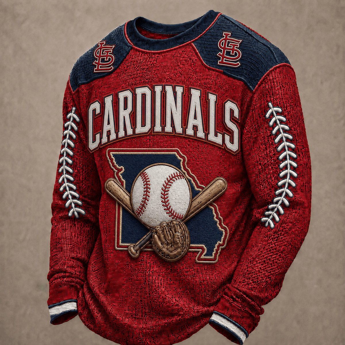 STL X Premium MLB Vintage Baseball Stitch Sweatshirt