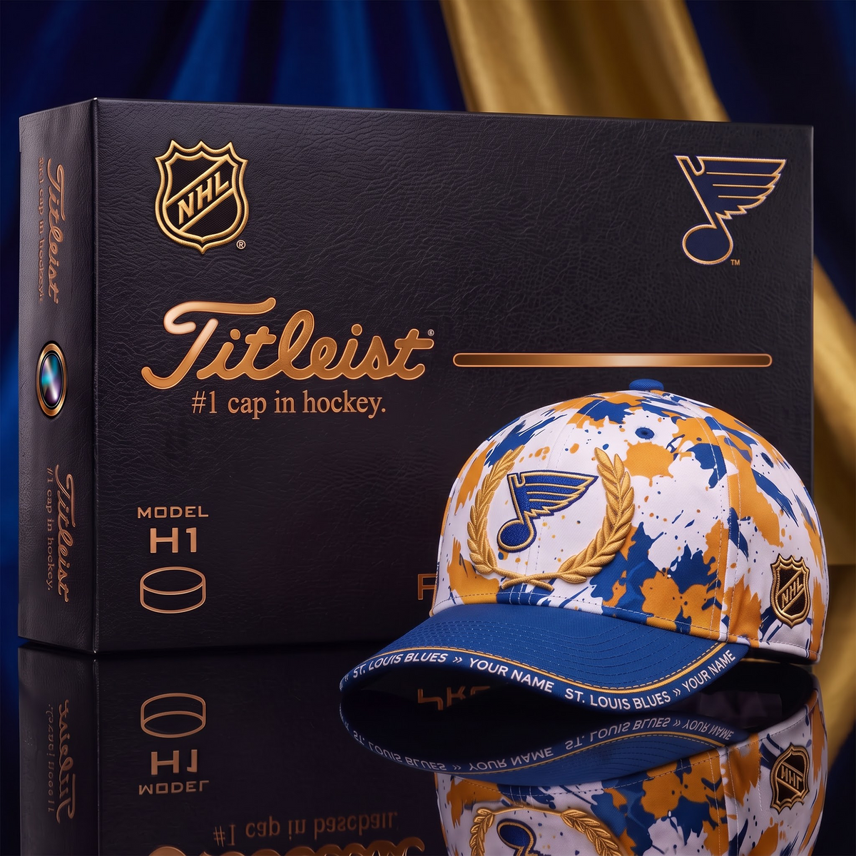 STL X Premium NHL Titleist Baseball Cap with Gift Box