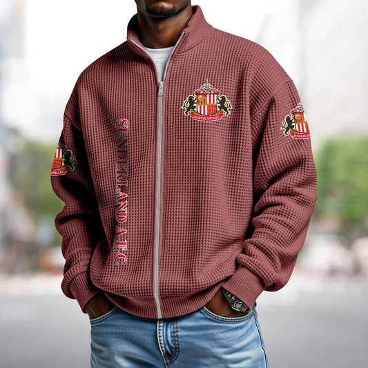 SUN x EPL Waffle Zip Up Sweatshirt DatND DVT