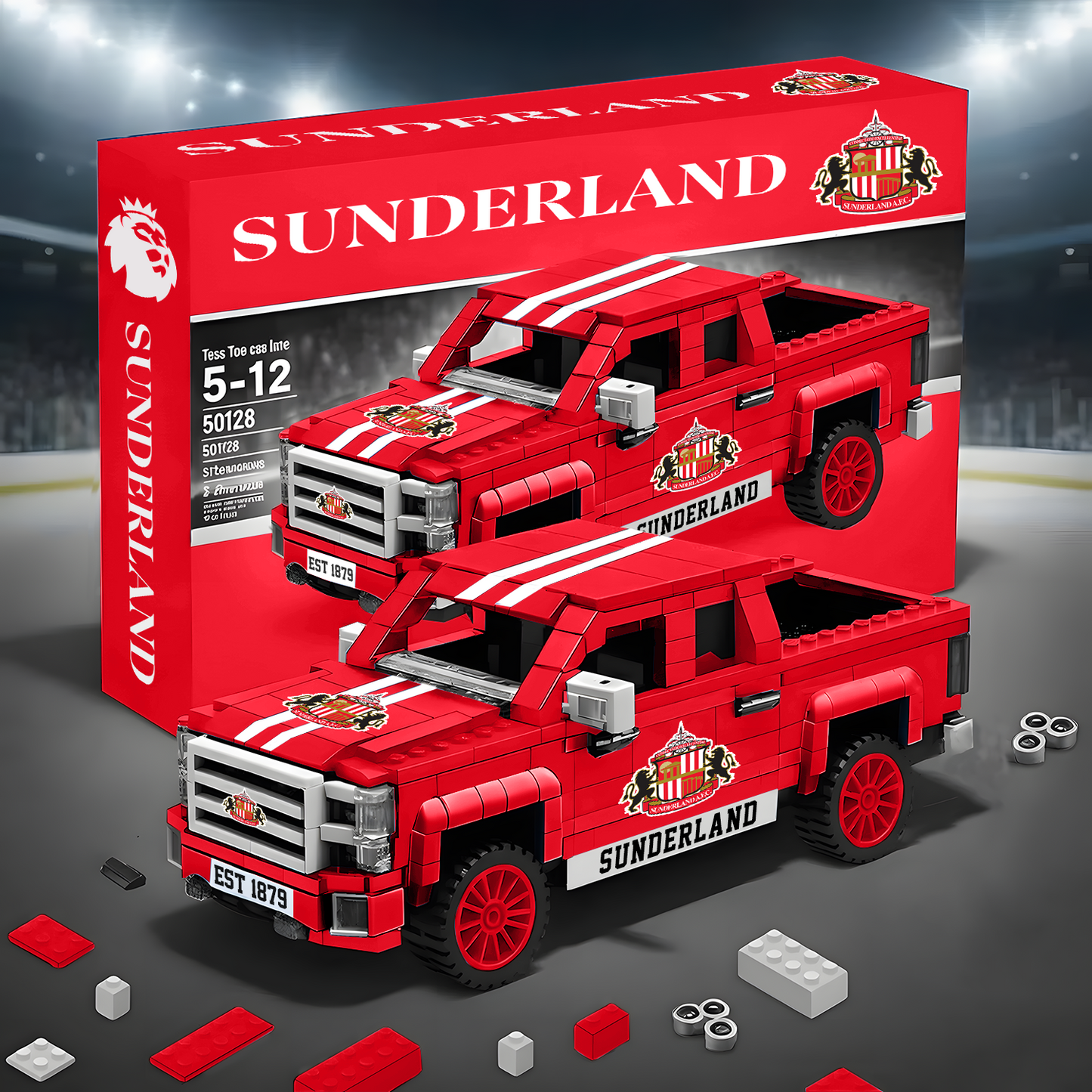 EPL 3D Racing Truck Model Building Block Set 0112 V1 NAK NHT
