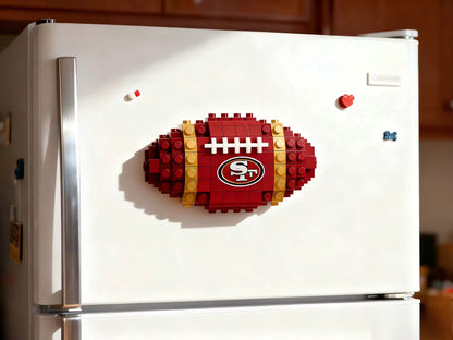 NFL Teams Fridge Magnet Building Block Set DDT CTND