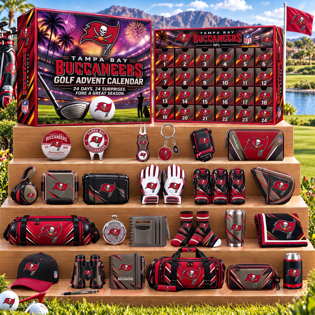 TB X NFL Golf Advent Calendar Bling Box