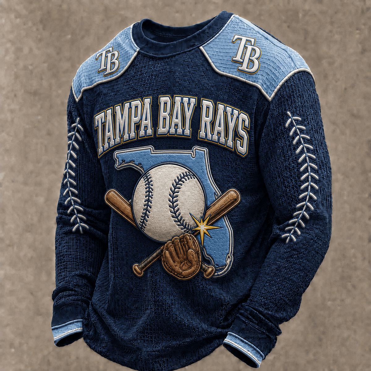 TB X Premium MLB Vintage Baseball Stitch Sweatshirt