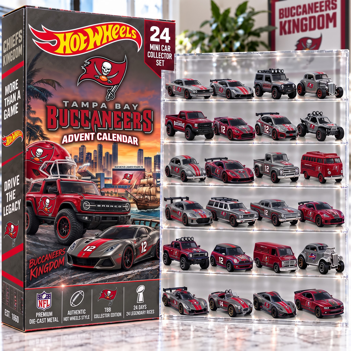 TB X Premium NFL Mini Car Advent Collection