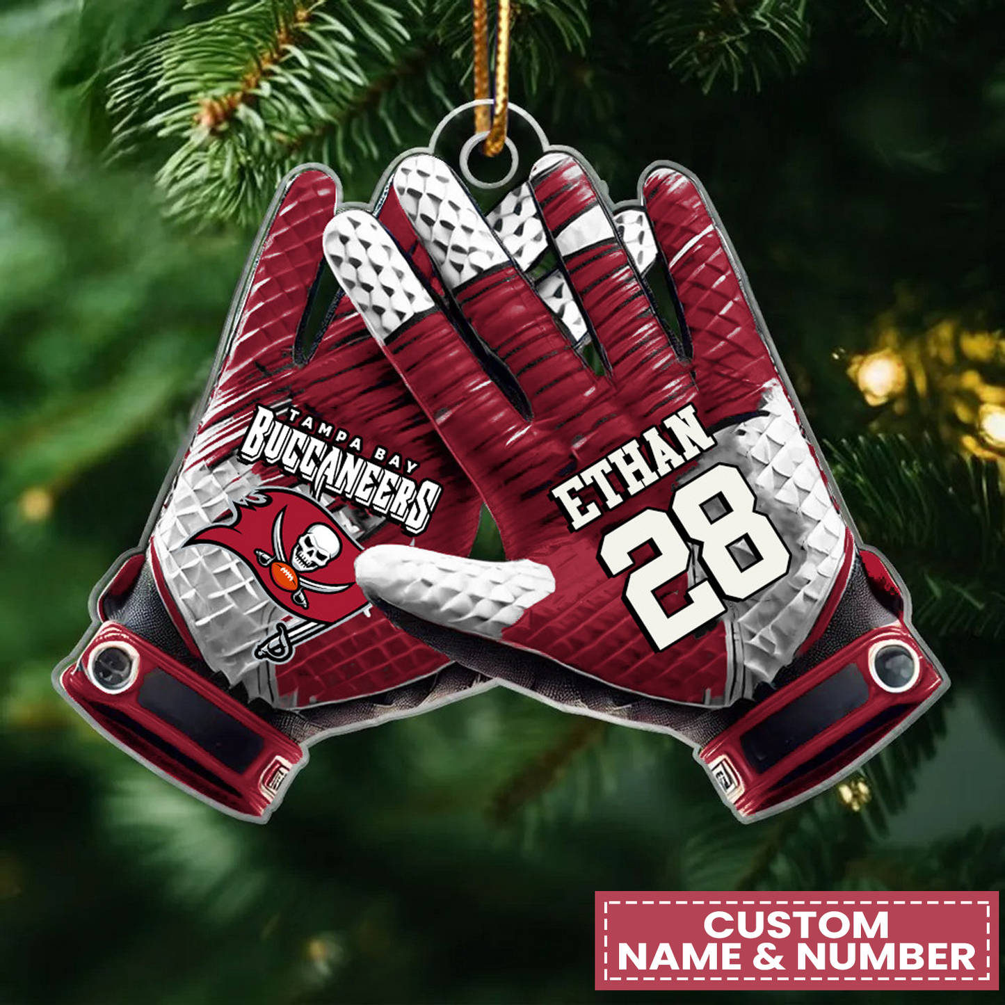 TB x NFL Customized Christmas Acrylic Ornament DATND TANTD
