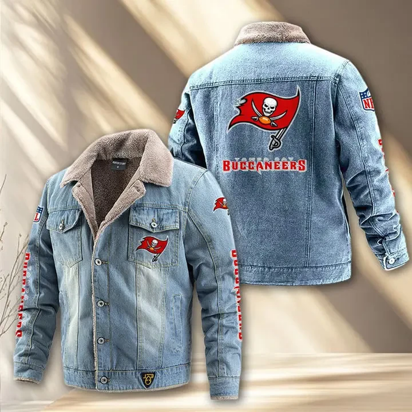 TB x NFL Fleece Lined Denim Jacket DatND DVT