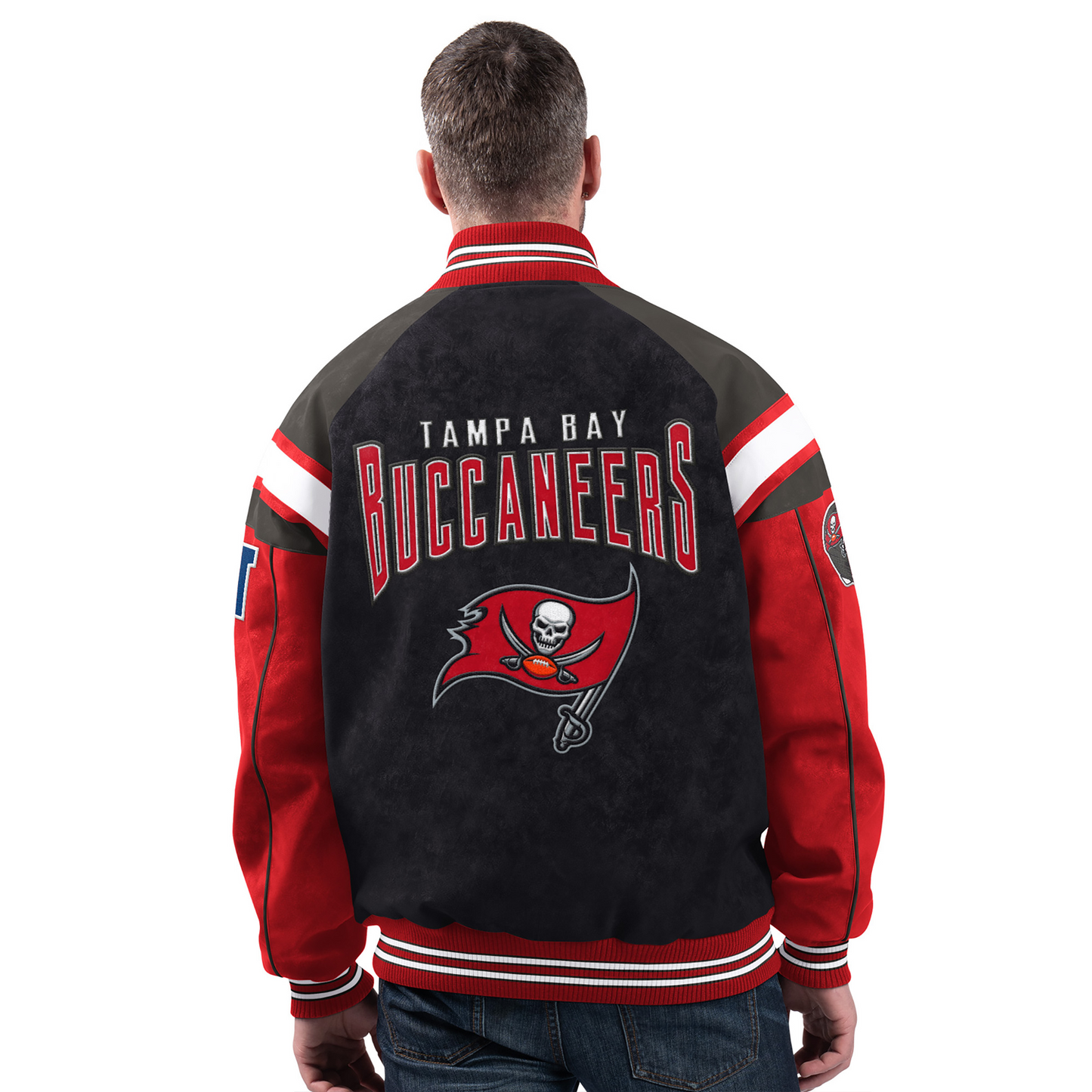 TB x NFL Officially Licensed Faux Suede Jacket DATND TANTD