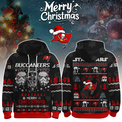TB x NFL Unisex Merry Christmas The Force Edition Hoodie DATND TANTD