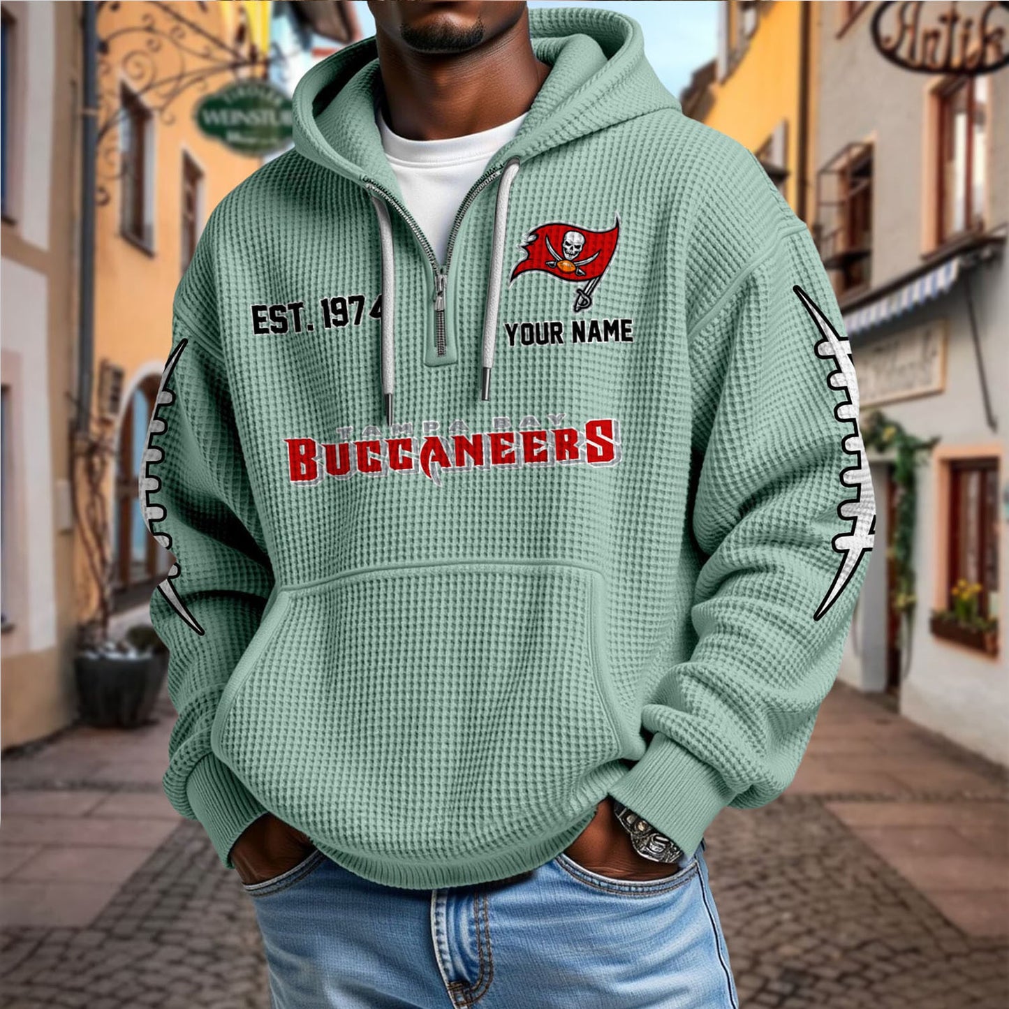 TB x NFL Waffle Hoodie DatND DVT