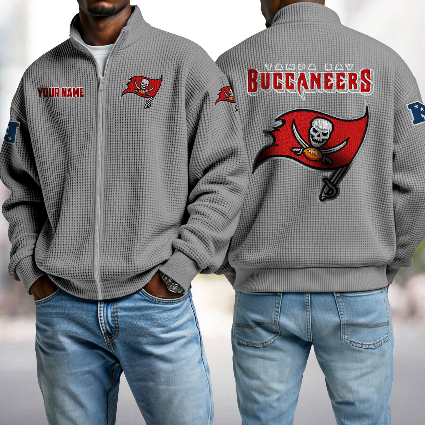 TB x NFL Waffle Zip-Up Sweatshirt DatND DVT