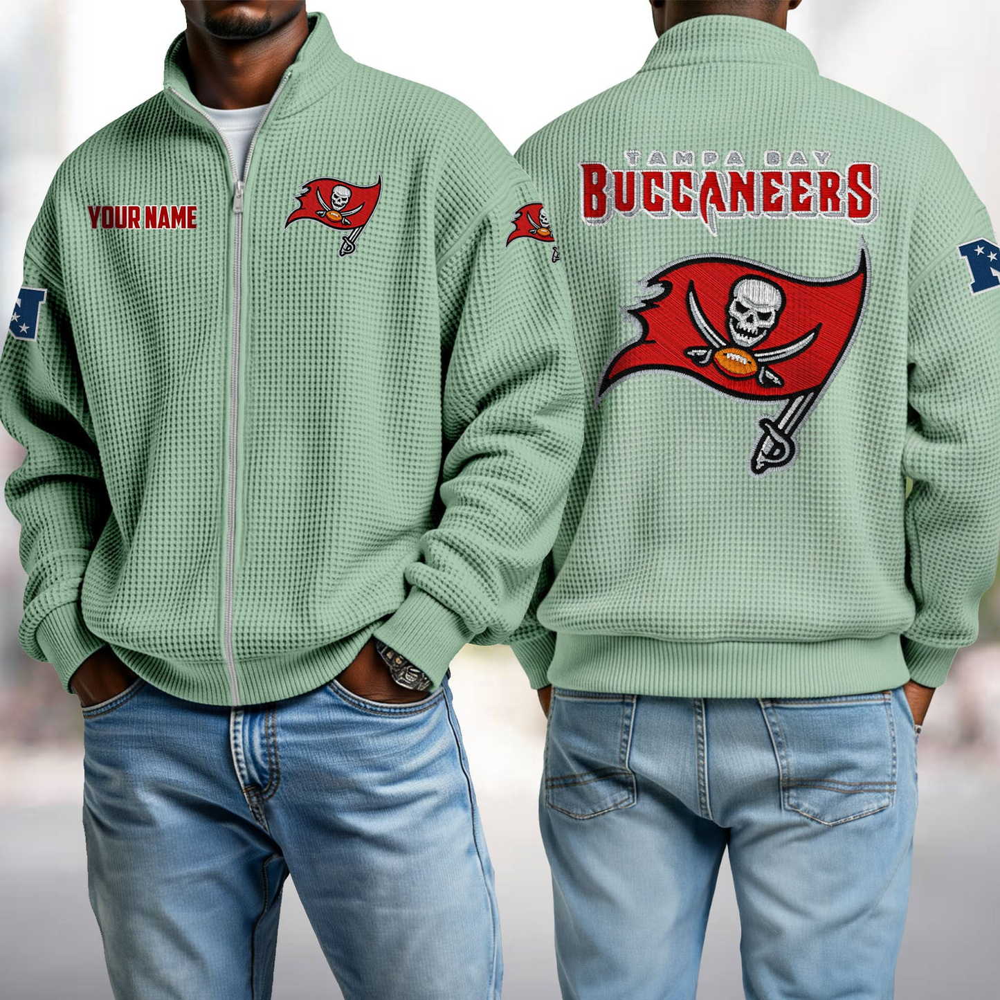 TB x NFL Waffle Zip-Up Sweatshirt DatND DVT