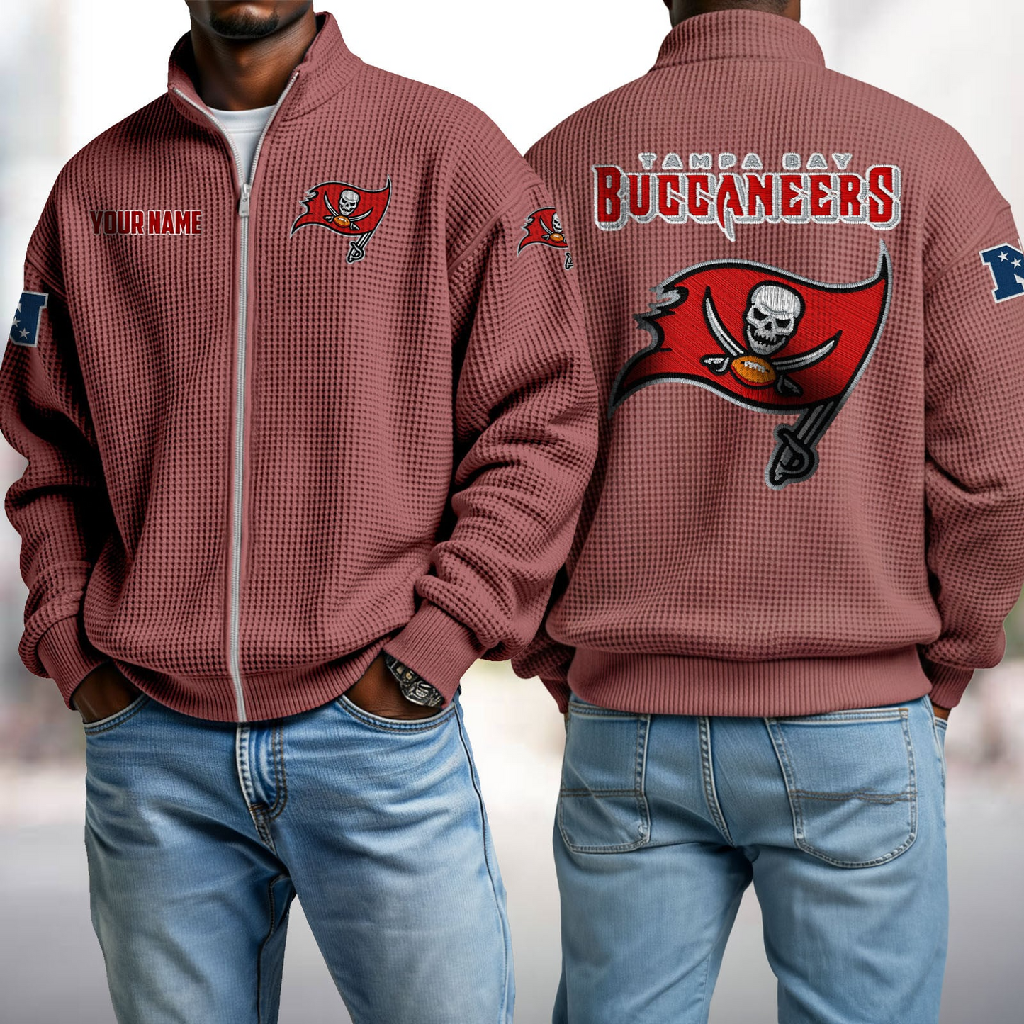 TB x NFL Waffle Zip-Up Sweatshirt DatND DVT