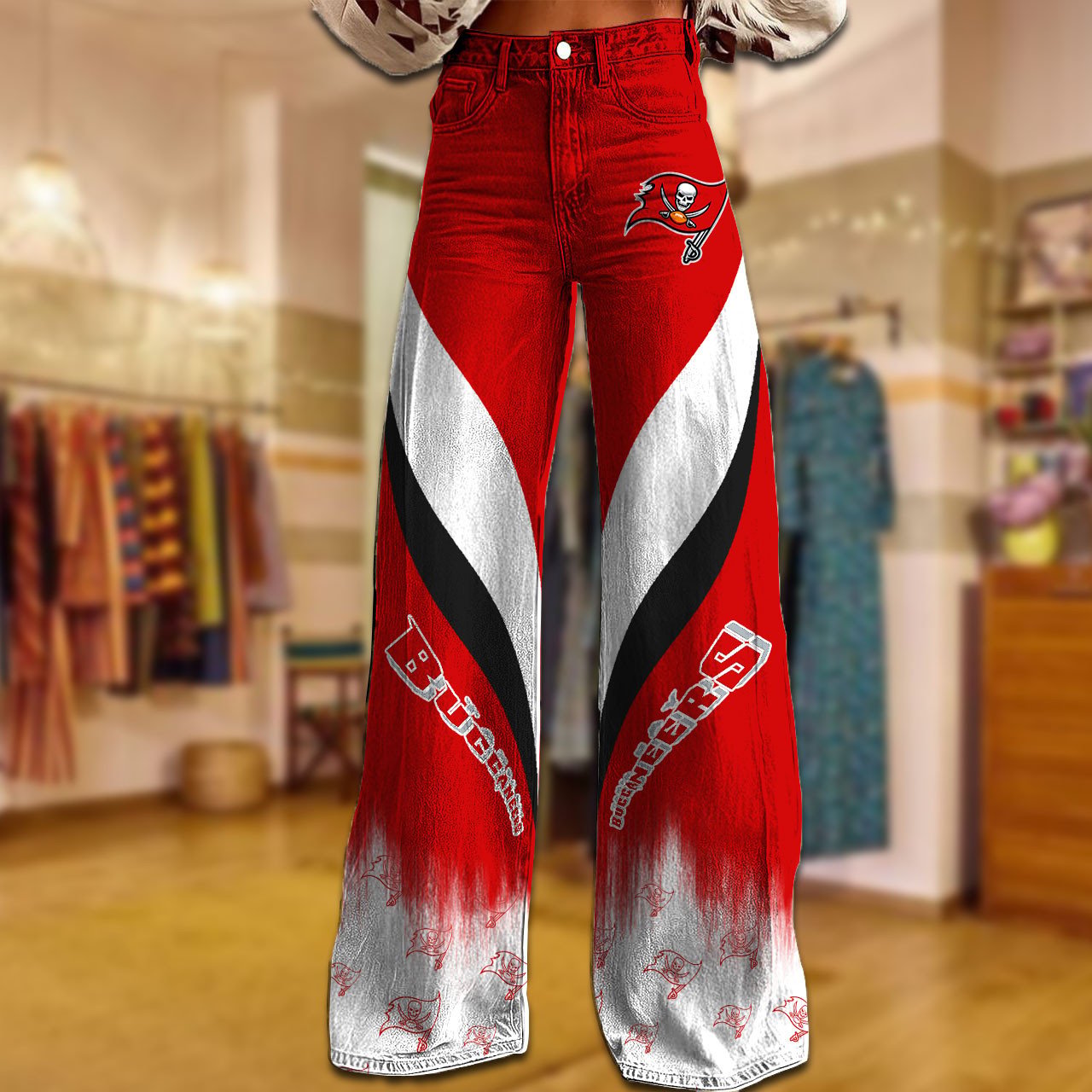 TB x NFL Women's Casual Wide Leg Pants DATND TANTD 281025